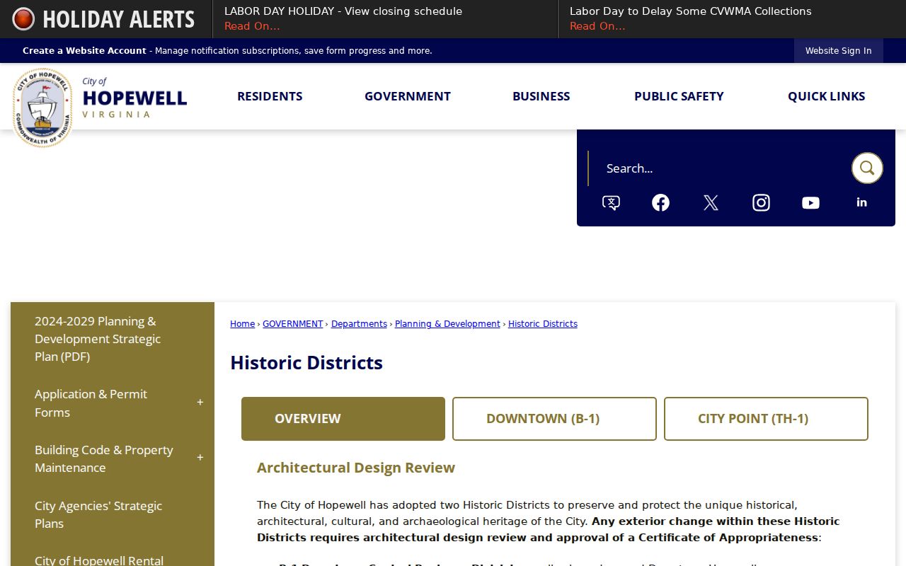 Hopewell neighbors historic district geography