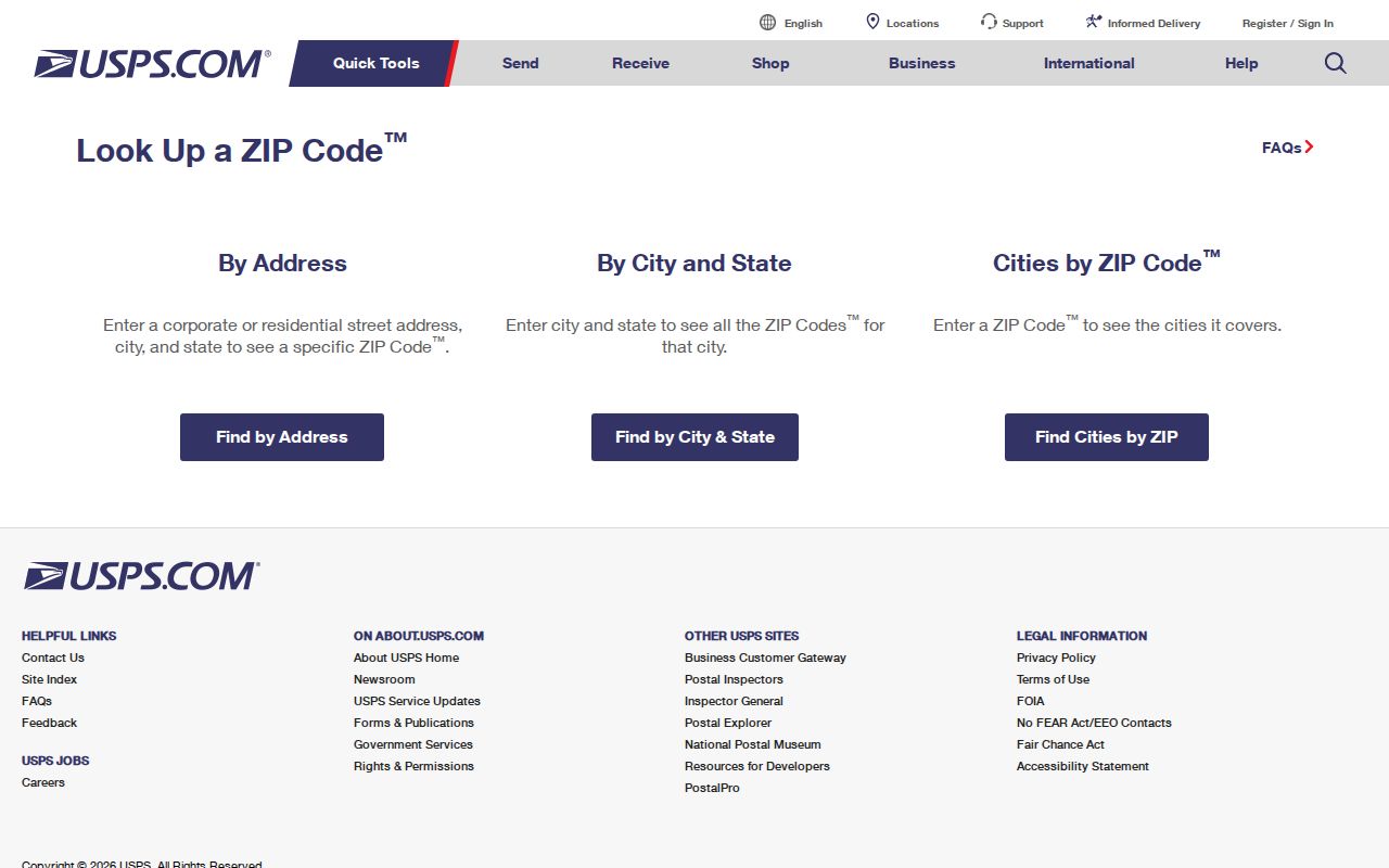 Hopewell ZIP code directory image of the official USPS ZIP Code Lookup